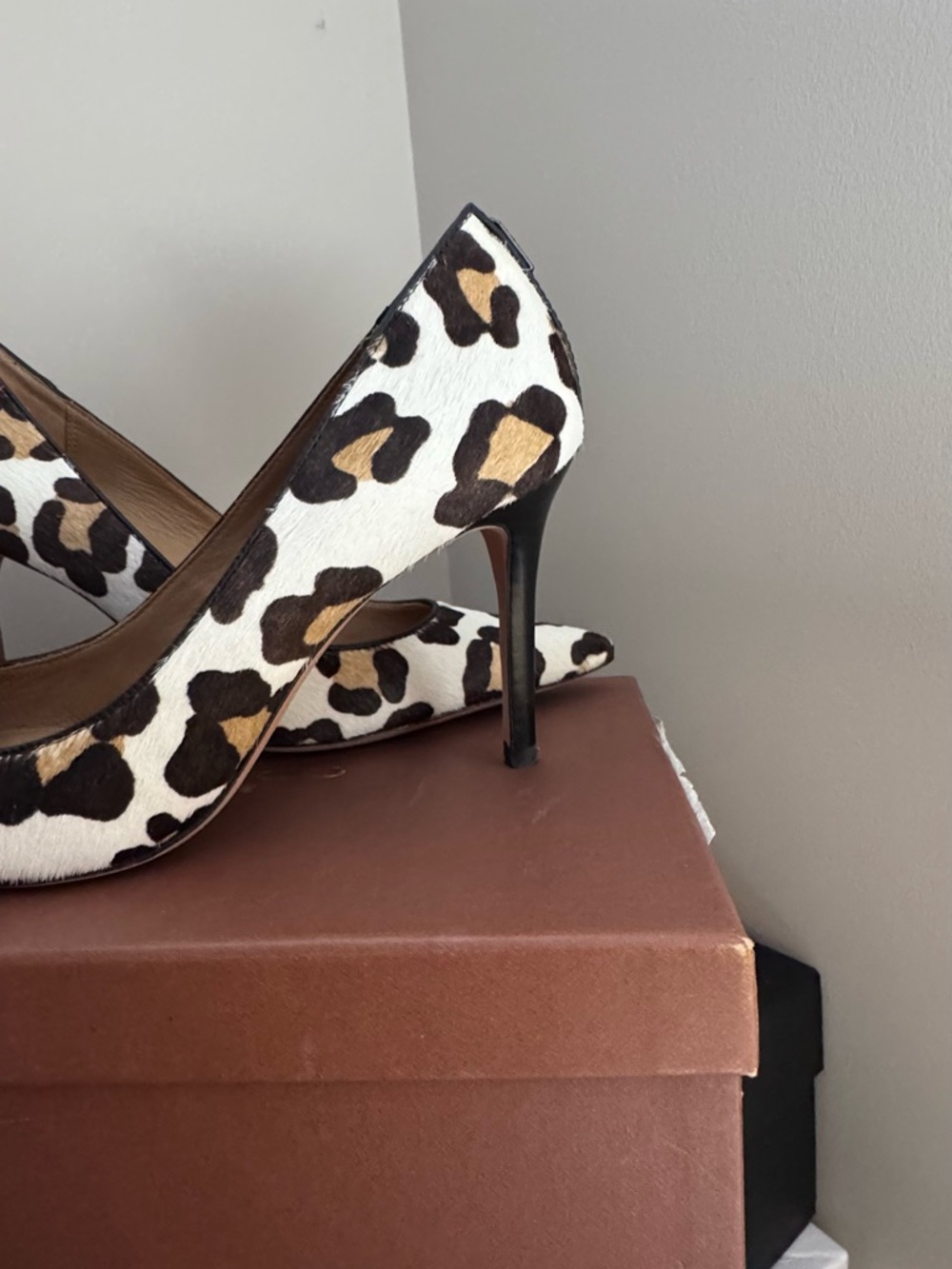 Coach ocelot  pony hair calf heels - Picture 8 of 11